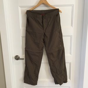 Men north face hiking pants 30x30